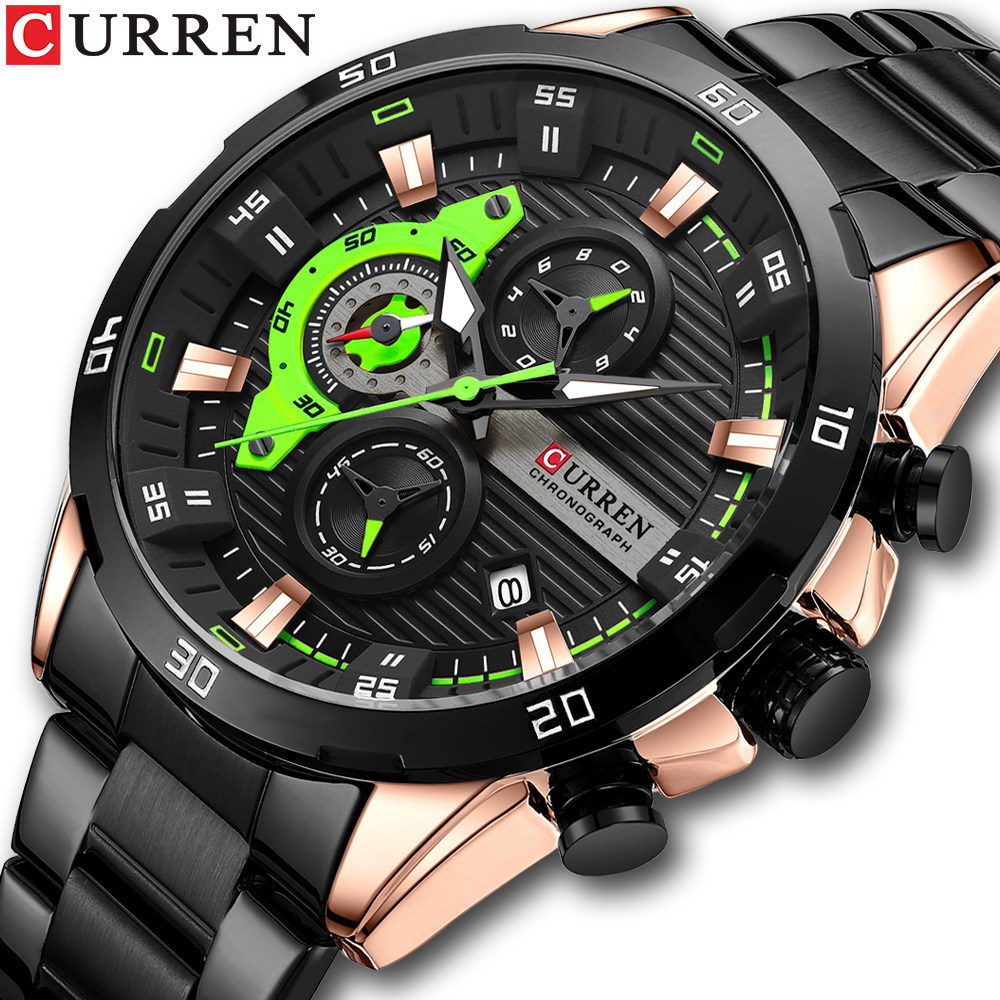 Luxury Watch Exhibition - Watches For Men CURREN Man WristWatch