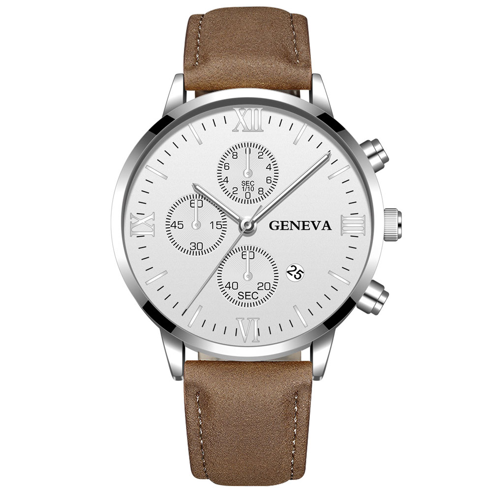 Luxury Watch Exhibition - Geneva Fashion Men Date Alloy Case