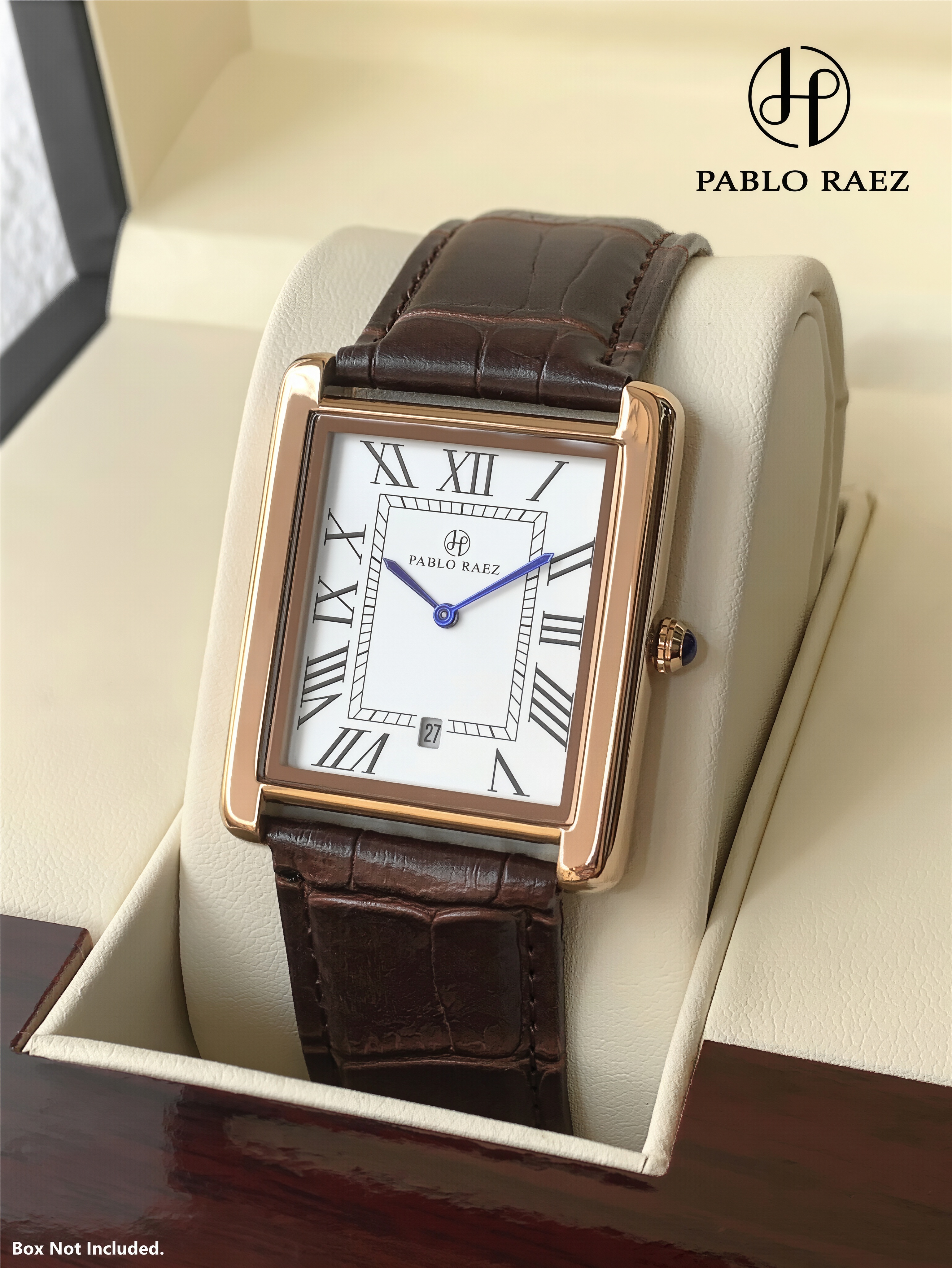 Open Heart Watch - PABLO RAEZ Business Men's Retro Classic