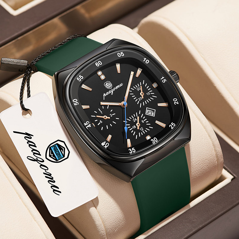 Luxury Watch Exhibition - PAAZOMU Automatic Calendar Brand Watches For