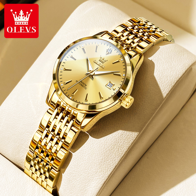 Luxury Watch Exhibition - OLEVS Automatic Watch for Women Calendar