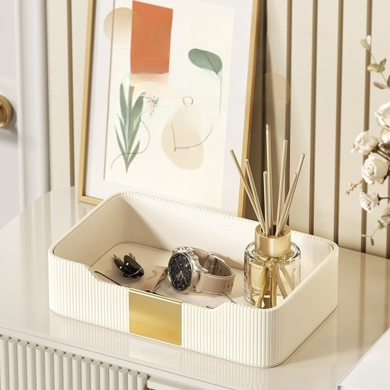 PU Leather Desk Tray - Multi-L - Luxury Watch Levels recensie en prijs