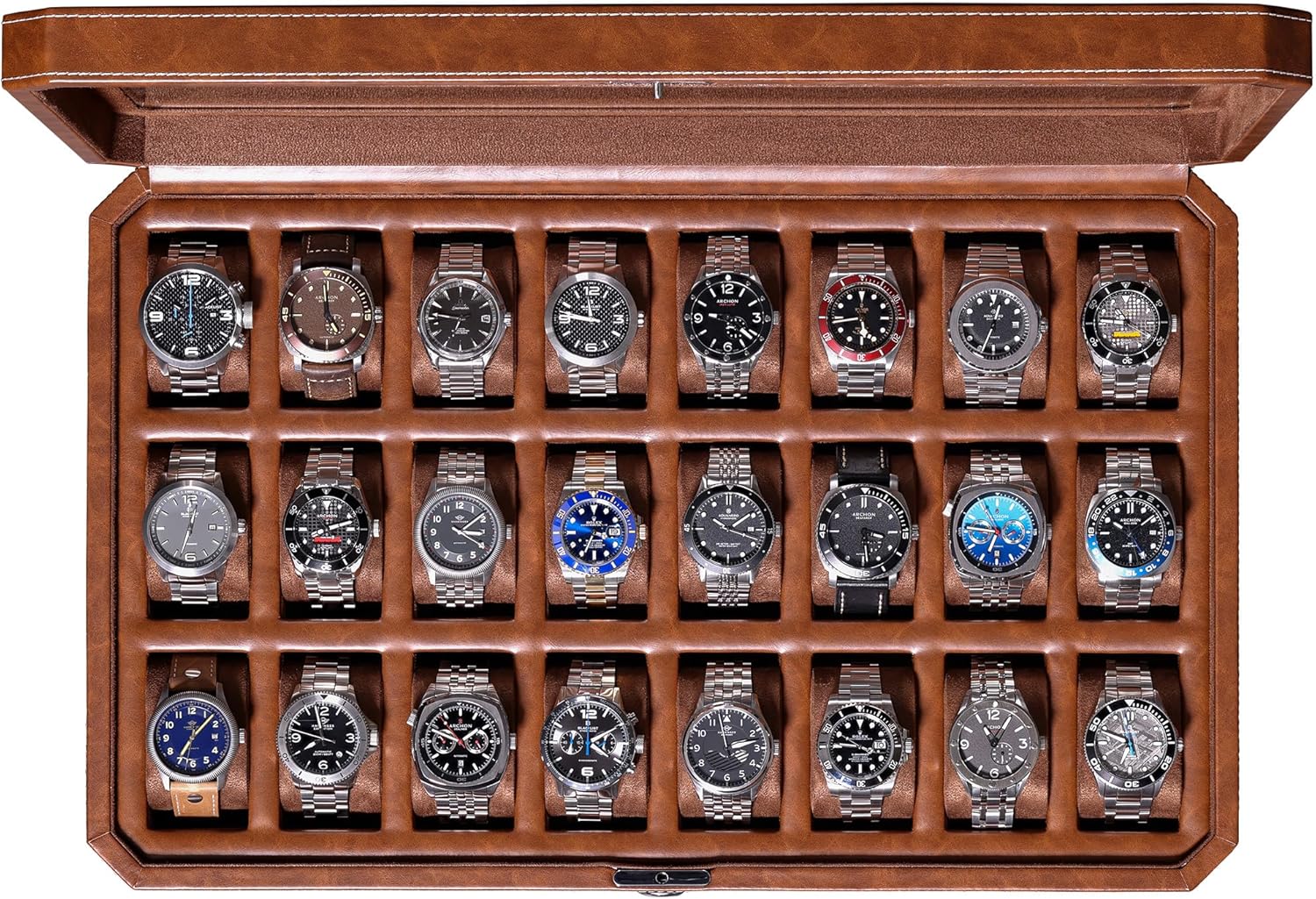 24 Slot Watch Case with Lock – - Luxury Watch Image recensie en prijs