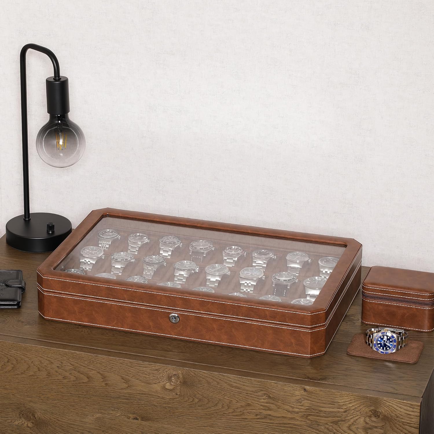 24 Slot Watch Case with Lock – - Luxury Watch Image recensie en prijs