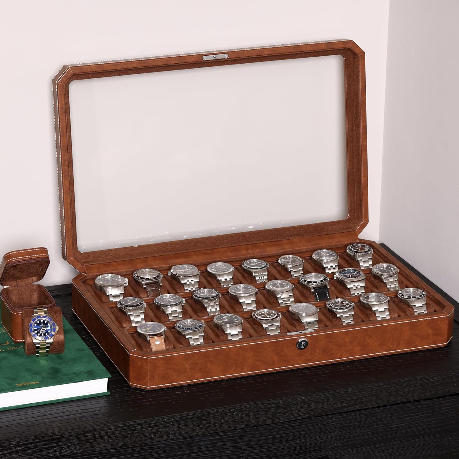 24 Slot Watch Case with Lock – - Luxury Watch Image recensie en prijs