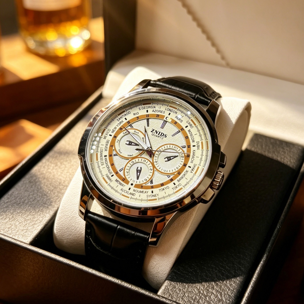 Trendy Men's Casual Quartz Wat - Luxury Watch For Sale recensie en prijs