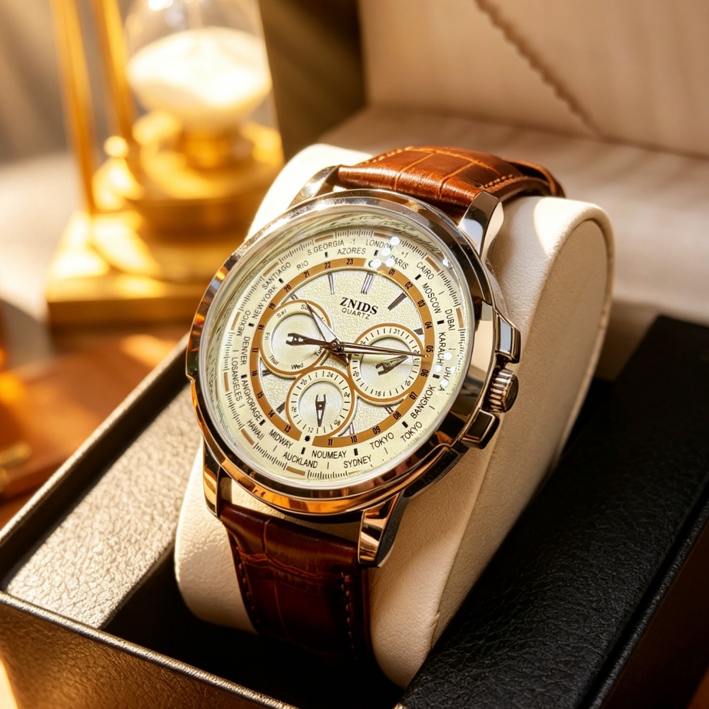 Trendy Men's Casual Quartz Wat - Luxury Watch For Sale recensie en prijs