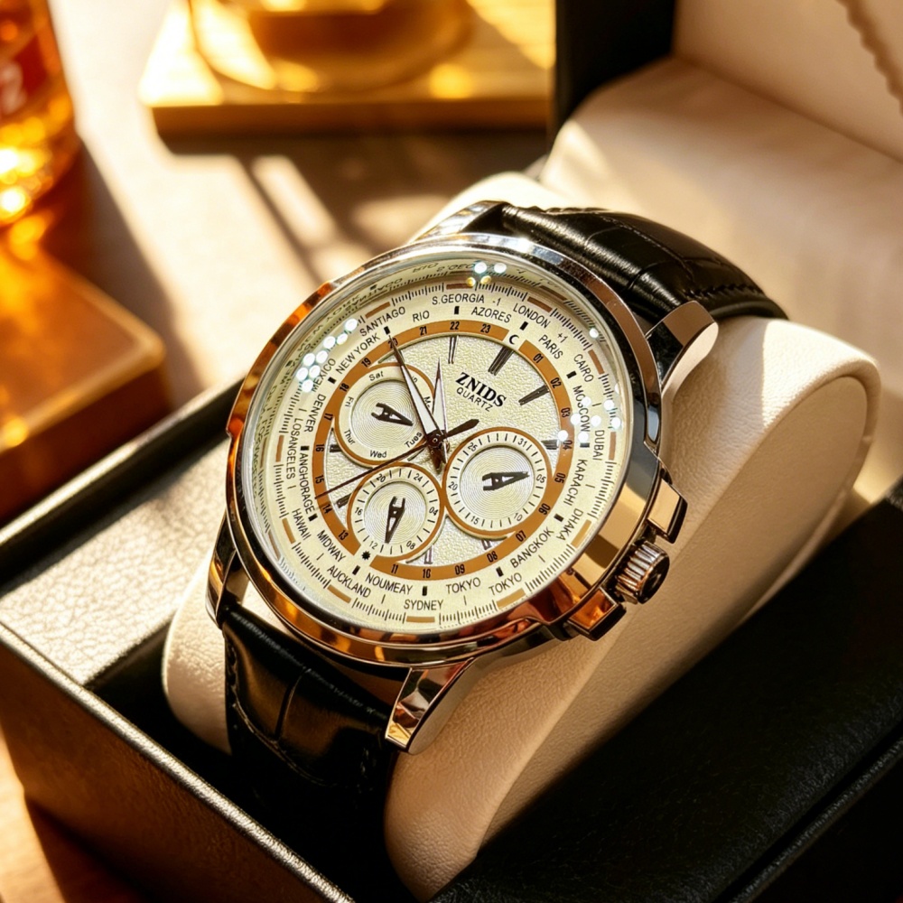 Trendy Men's Casual Quartz Wat - Luxury Watch For Sale recensie en prijs