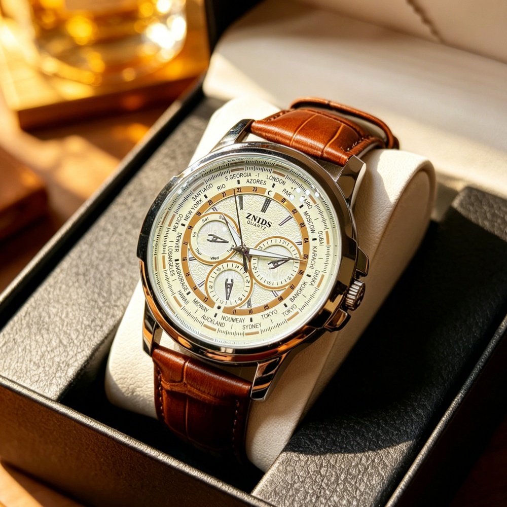 Trendy Men's Casual Quartz Wat - Luxury Watch For Sale recensie en prijs