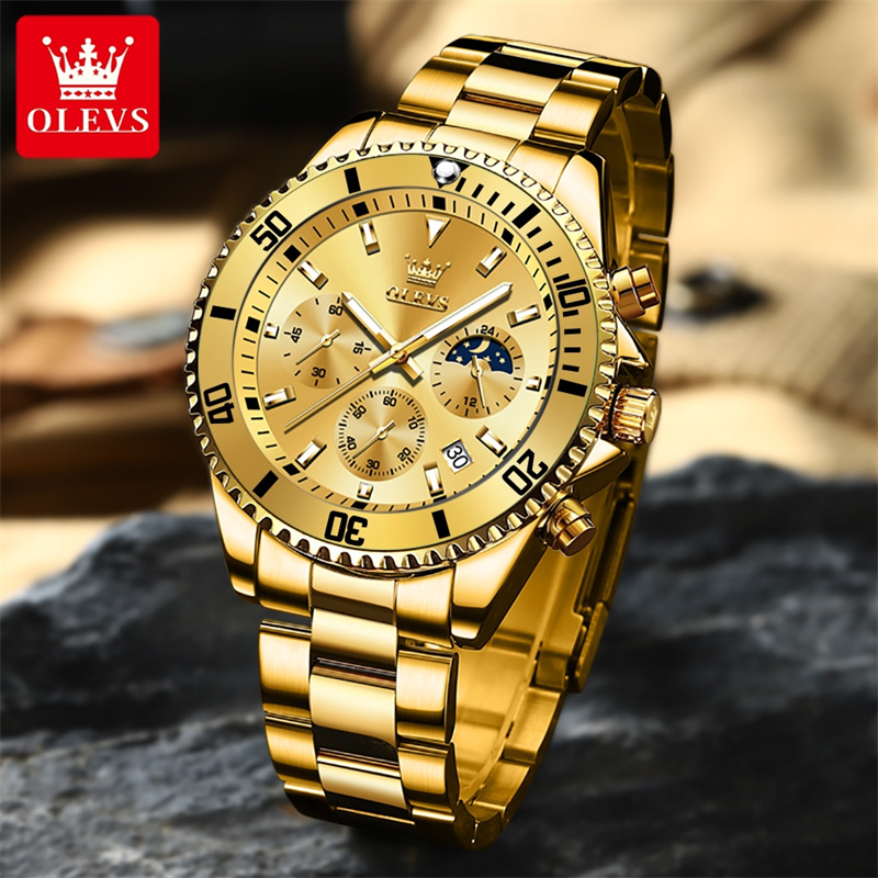 OLEVS Watch Men Top Brand Luxu - Luxury Watch Exhibition recensie en prijs