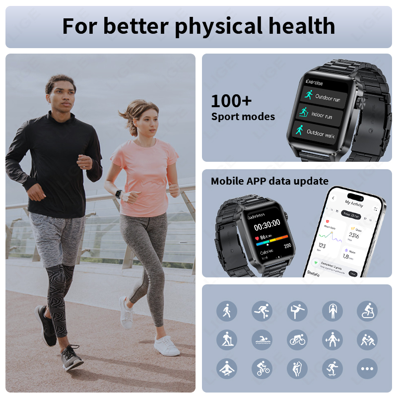 LIGE Smart Watch Sport Fitness - Luxury Watch For Sale recensie en prijs