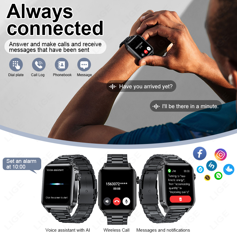 LIGE Smart Watch Sport Fitness - Luxury Watch For Sale recensie en prijs