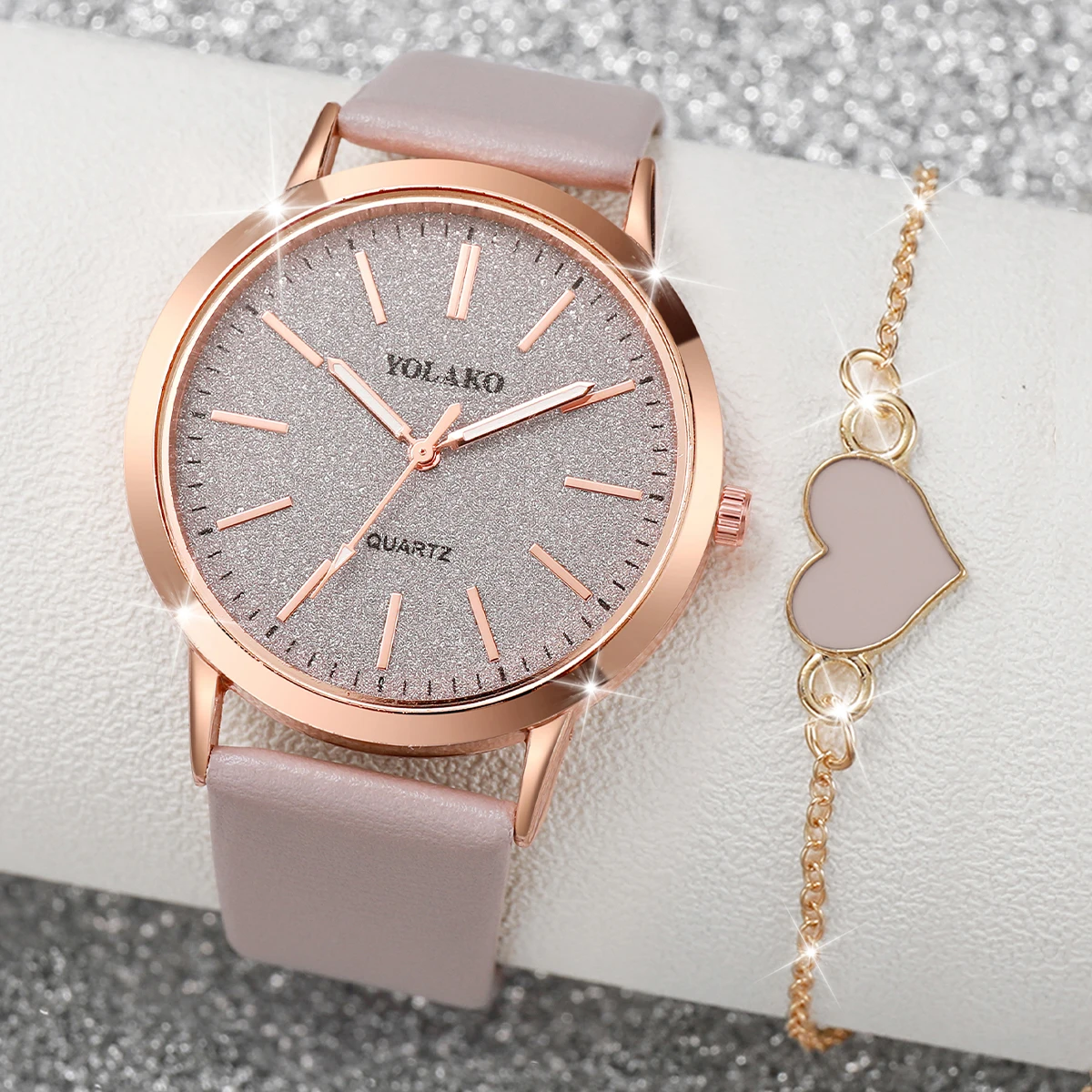 2PCS/Set Fashion Women Watches - Open Heart Watch recensie en prijs