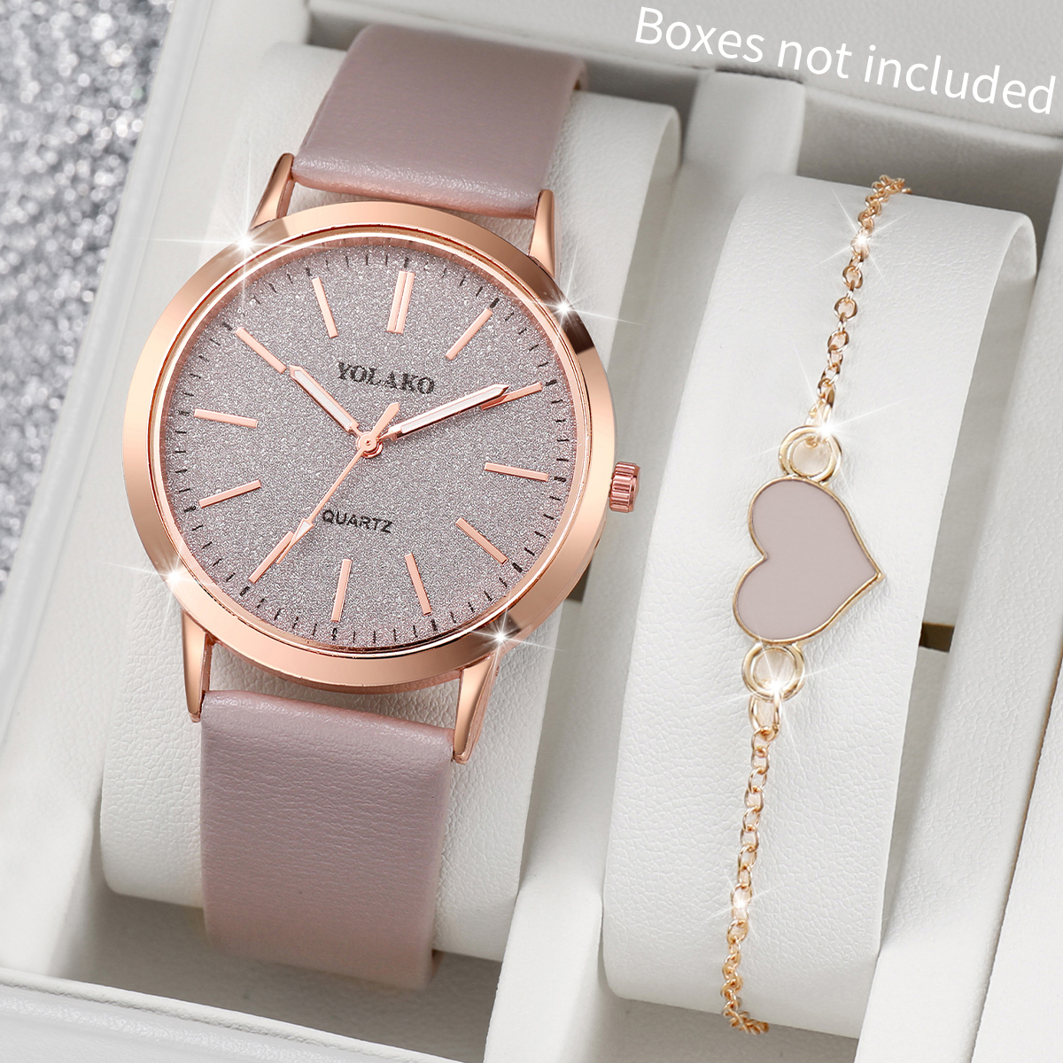 2PCS/Set Fashion Women Watches - Open Heart Watch recensie en prijs