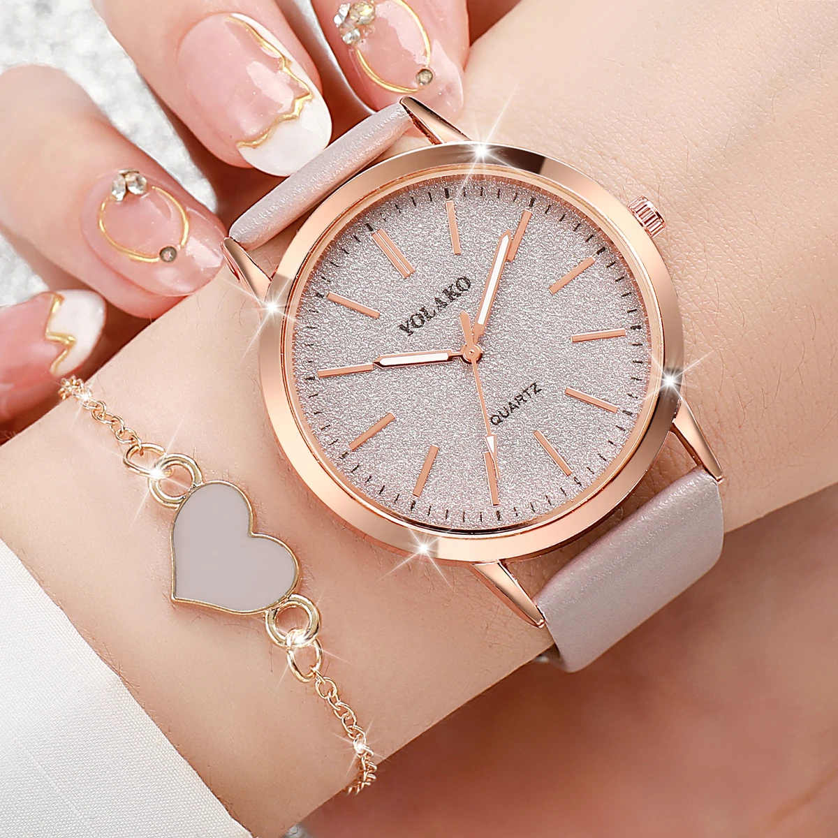 2PCS/Set Fashion Women Watches - Open Heart Watch recensie en prijs
