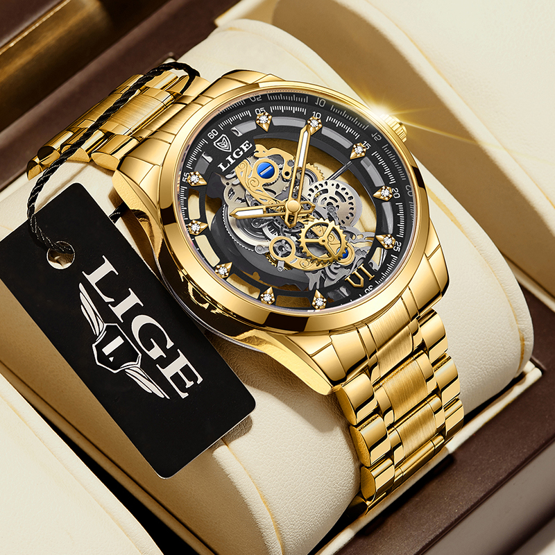 2026 LIGE Men Watch Skeleton A - Luxury Watch Affordable recensie en prijs