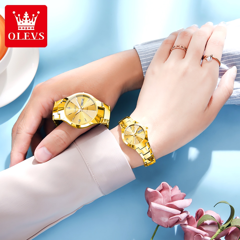 OLEVS TOP Brand Gold Watches f - Luxury Watch Exhibition recensie en prijs