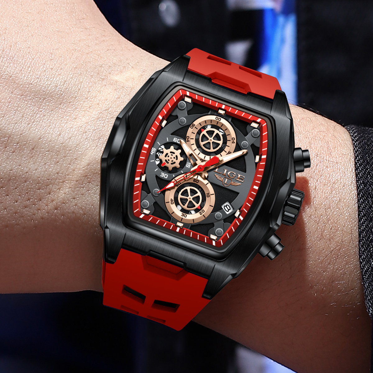 LIGE Hot Sale Fashion Men Quar - Luxury Watch For Sale recensie en prijs
