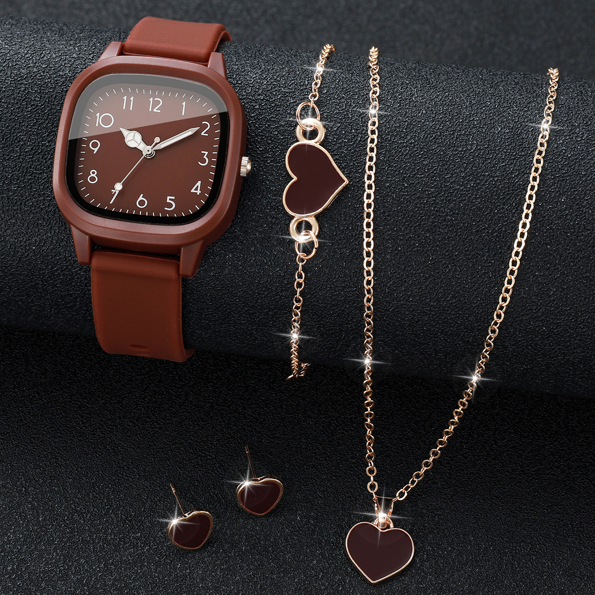 5PCS Fashion Women Watches Hea - Open Heart Watch recensie en prijs