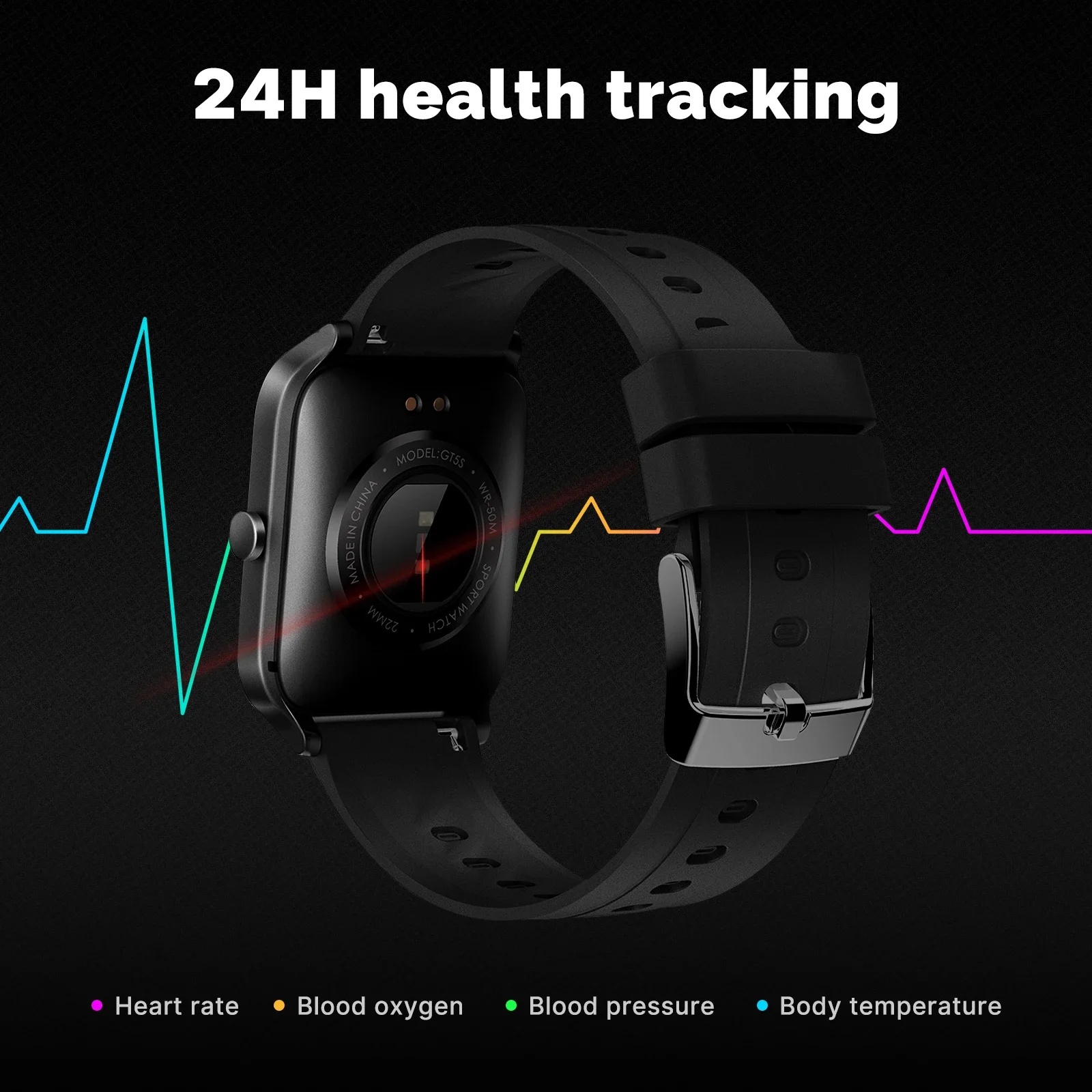 MOES Smart Watch Alexa Built-i - Open Heart Watch recensie en prijs