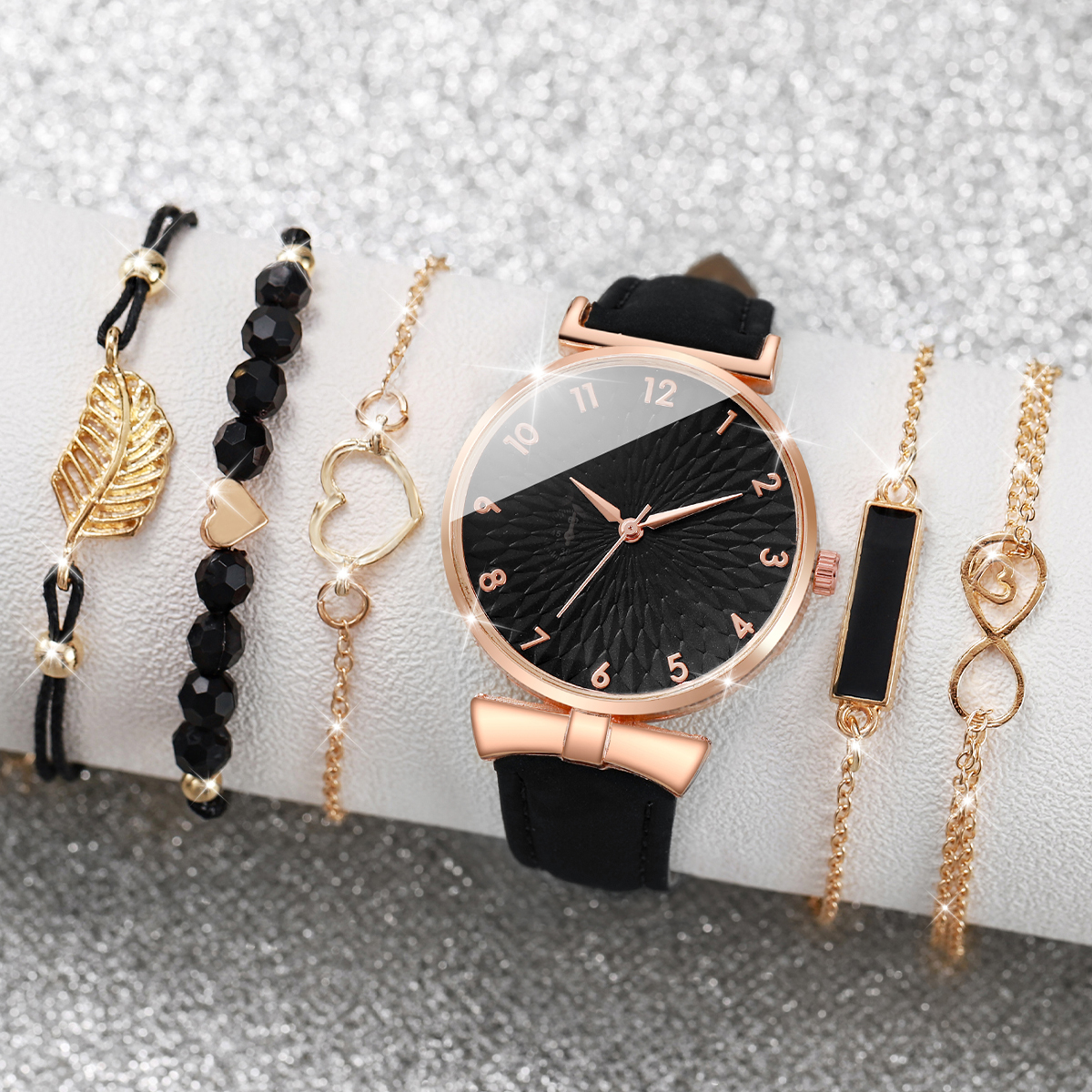6pcs/set Women Watches Heart L - Open Heart Watch recensie en prijs
