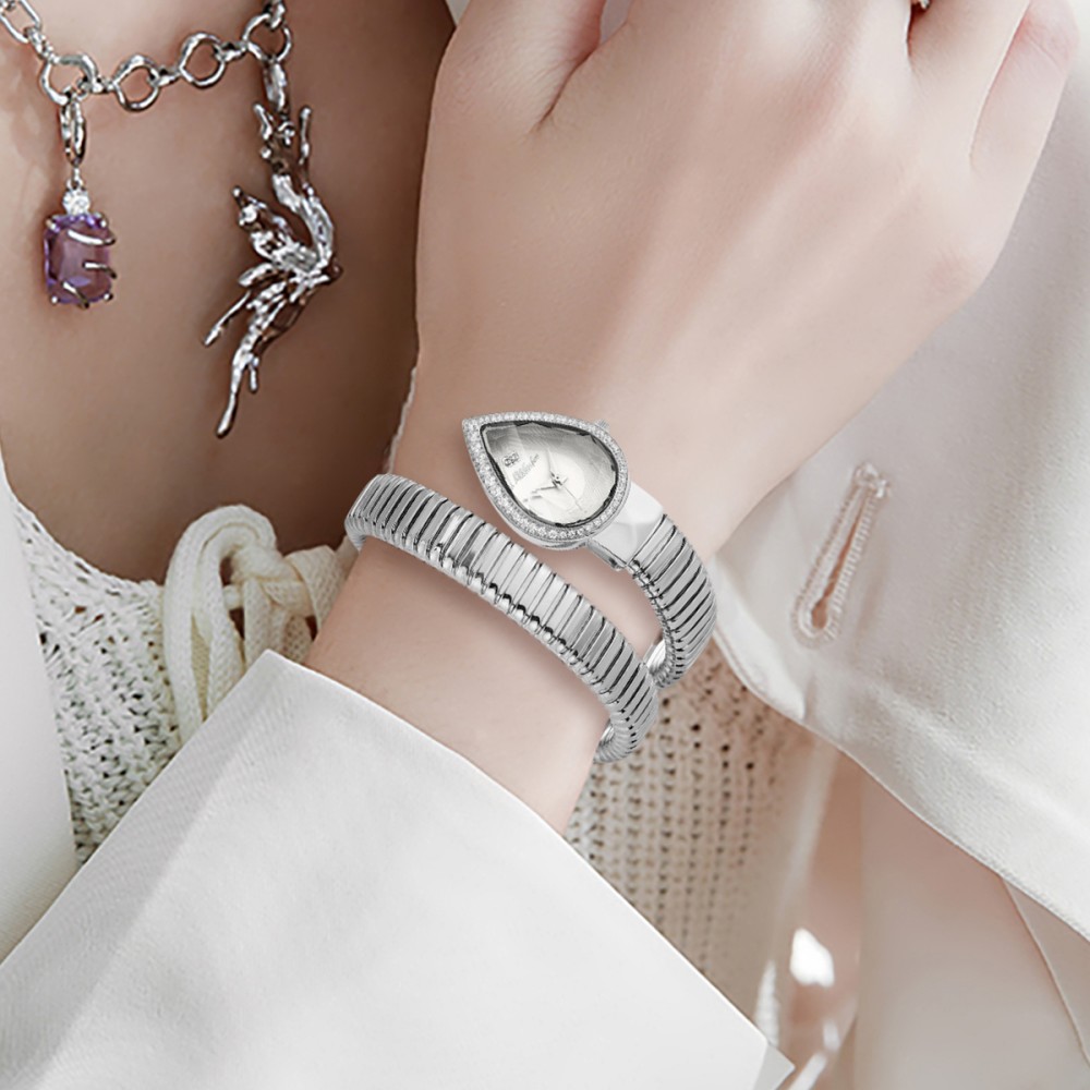 MISSFOX Snake Shape Diamond Wa - Open Heart Watch recensie en prijs