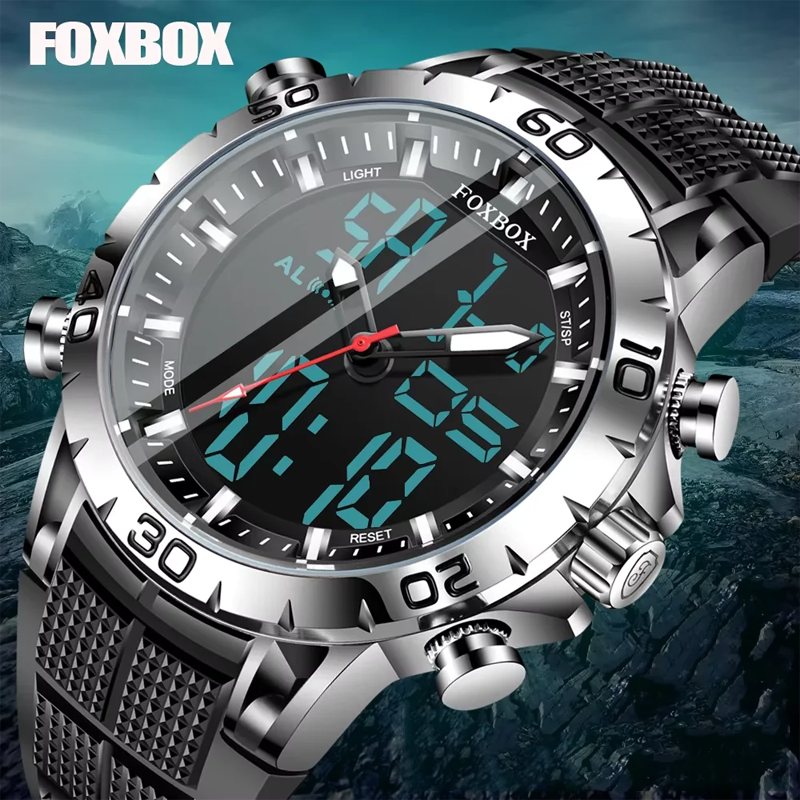 FOXBOX Mens Watches Sports Top - Luxury Watch Exhibition recensie en prijs