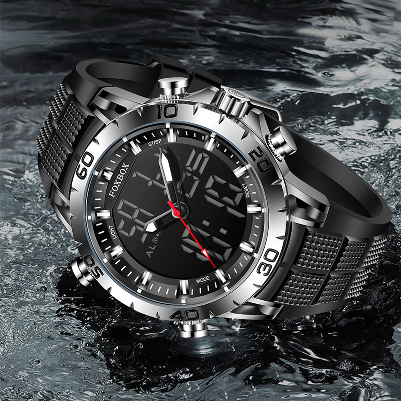 FOXBOX Mens Watches Sports Top - Luxury Watch Exhibition recensie en prijs